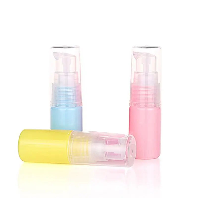 8Pcs 10ml Macaron Color Refillable Empty Bottles Cosmetic Cream Pump Container