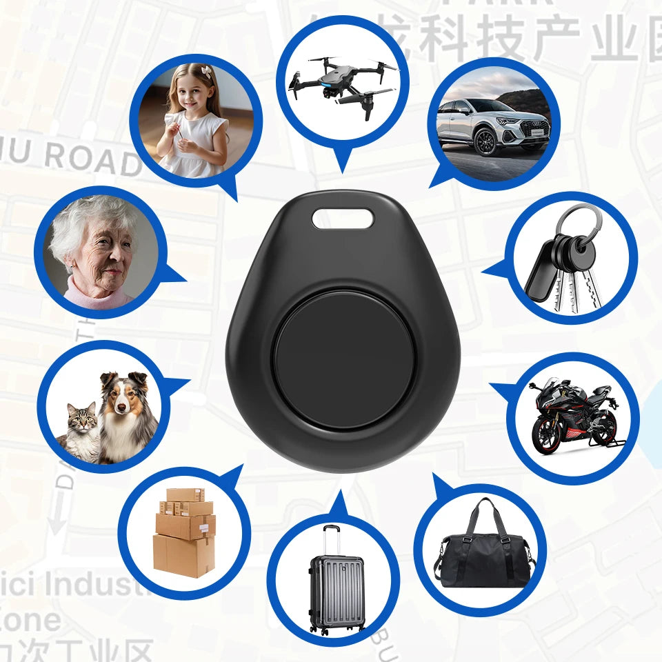 IOS MFi Certified Smart GPS Tracker Locator for Pets Patients Air Locator Wallet Luggage Bluetooth Mini Tracker GPS