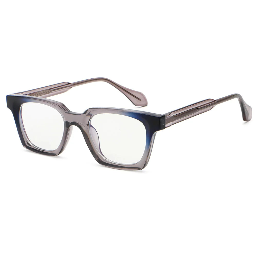 Superhot Eyewear 71114 Fashion 2024 Square Thick Geek-Chic Reinforced Wire-Core Temples Blue Light Blocking Glasses