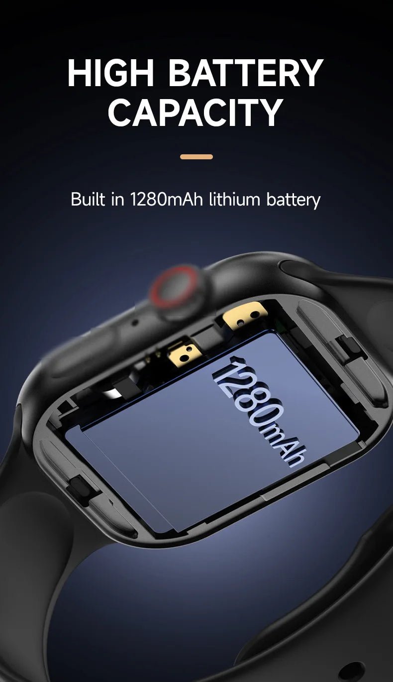 2026 Smart Watch Camera BT Call Heart Rate Fitness Tracker Waterproof iOS Android