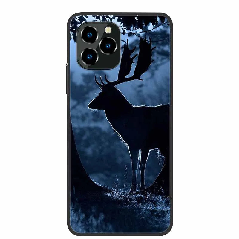 For Oukitel C21 Pro Case Luxury Silicone TPU Soft Cover Phone Case For C 21 pro coque Shockproof Protector Cartoon Capa Funda