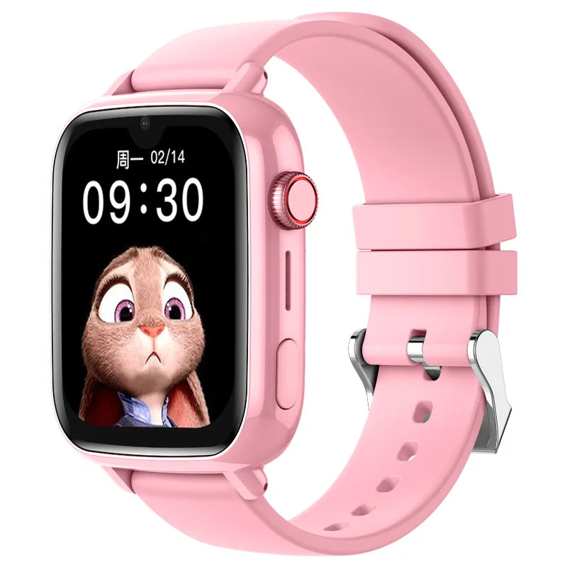 SOS Emergency Smartwatch for Kids GPS Locator Voice Chat Step Counter Sleep Monitor 4G Watch for Children