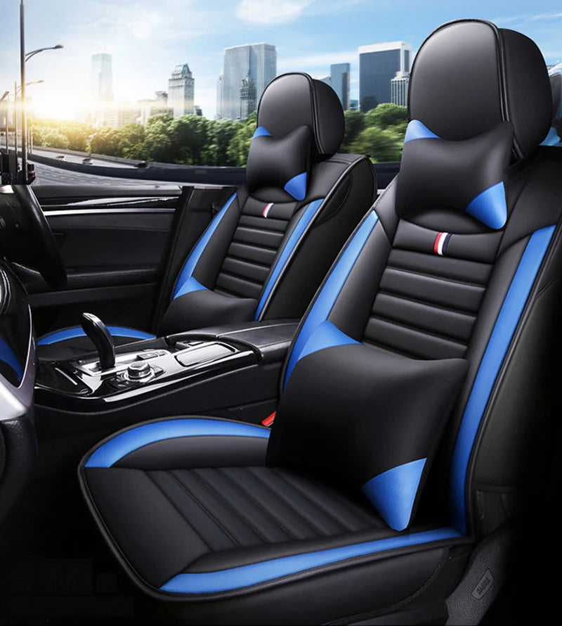 Universal Style Full Coverage Car Seat Cover for Dacia Duster Sandero Renault Clio Fiat Ypsilon Seat Arona Cors Car Accessories
