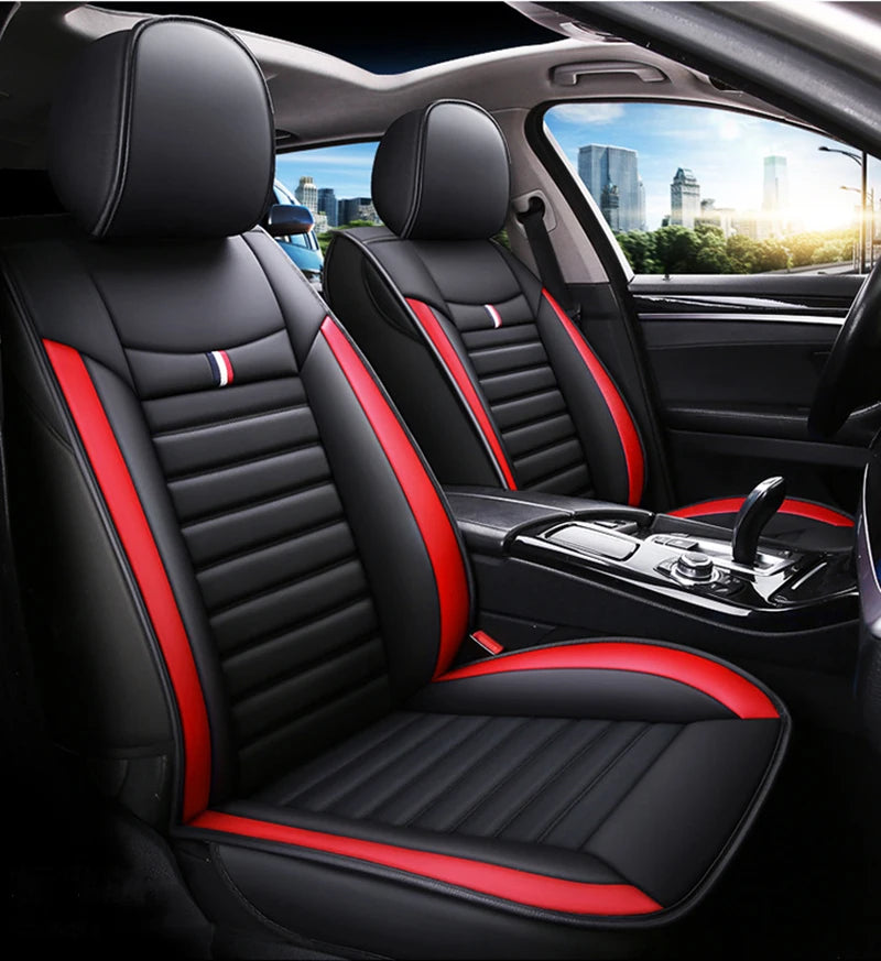 Universal Style Full Coverage Car Seat Cover for Dacia Duster Sandero Renault Clio Fiat Ypsilon Seat Arona Cors Car Accessories