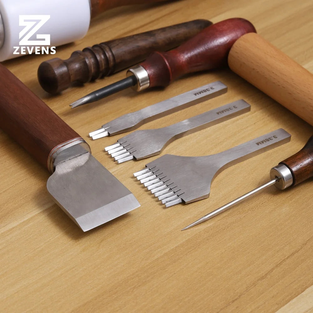 Handbags Wallet DIY Handmade Leather Working Tools Set Leather Tool Kits Professional Leather Tools Craft Set