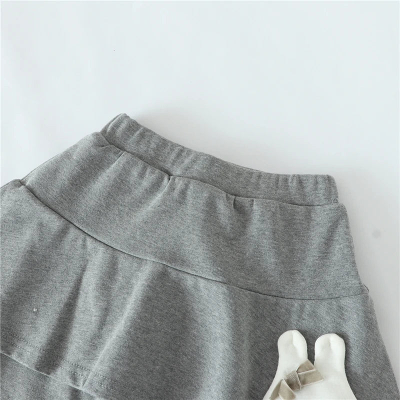 New Cotton Baby Girls Leggings Lace Princess Skirt-pants Spring Autumn Children Slim Skirt Trousers for 2-7 Years Kids Clothes