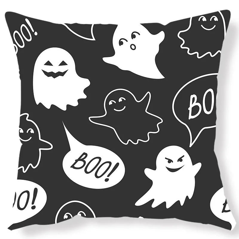 New Arrival Halloween Digital Print Cushion Cover Holiday Home Decoration Pillow Nordic Style Pillow Cover