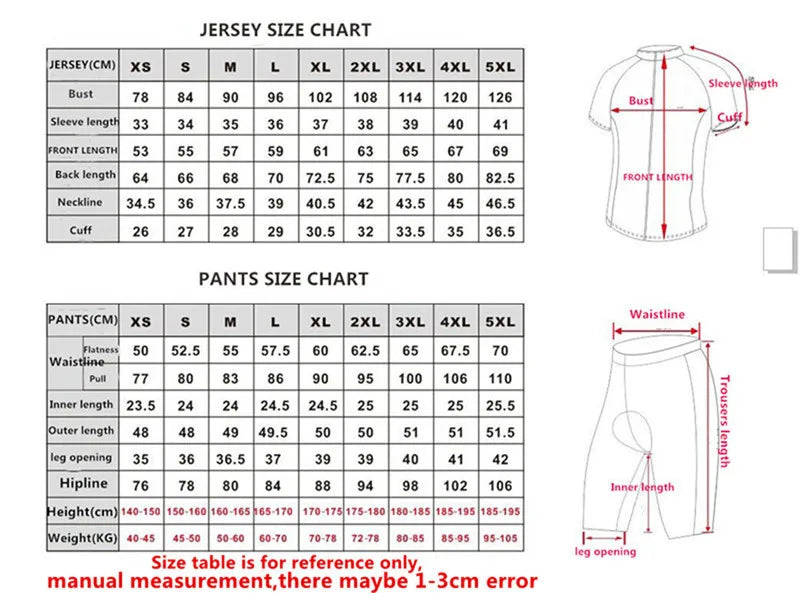 Men's Short-Sleeved Cycling Jersey Suit, Breathable Quick-Drying Clothes, Mountain Bike Set, Sports Equipment, Sweat Wicking