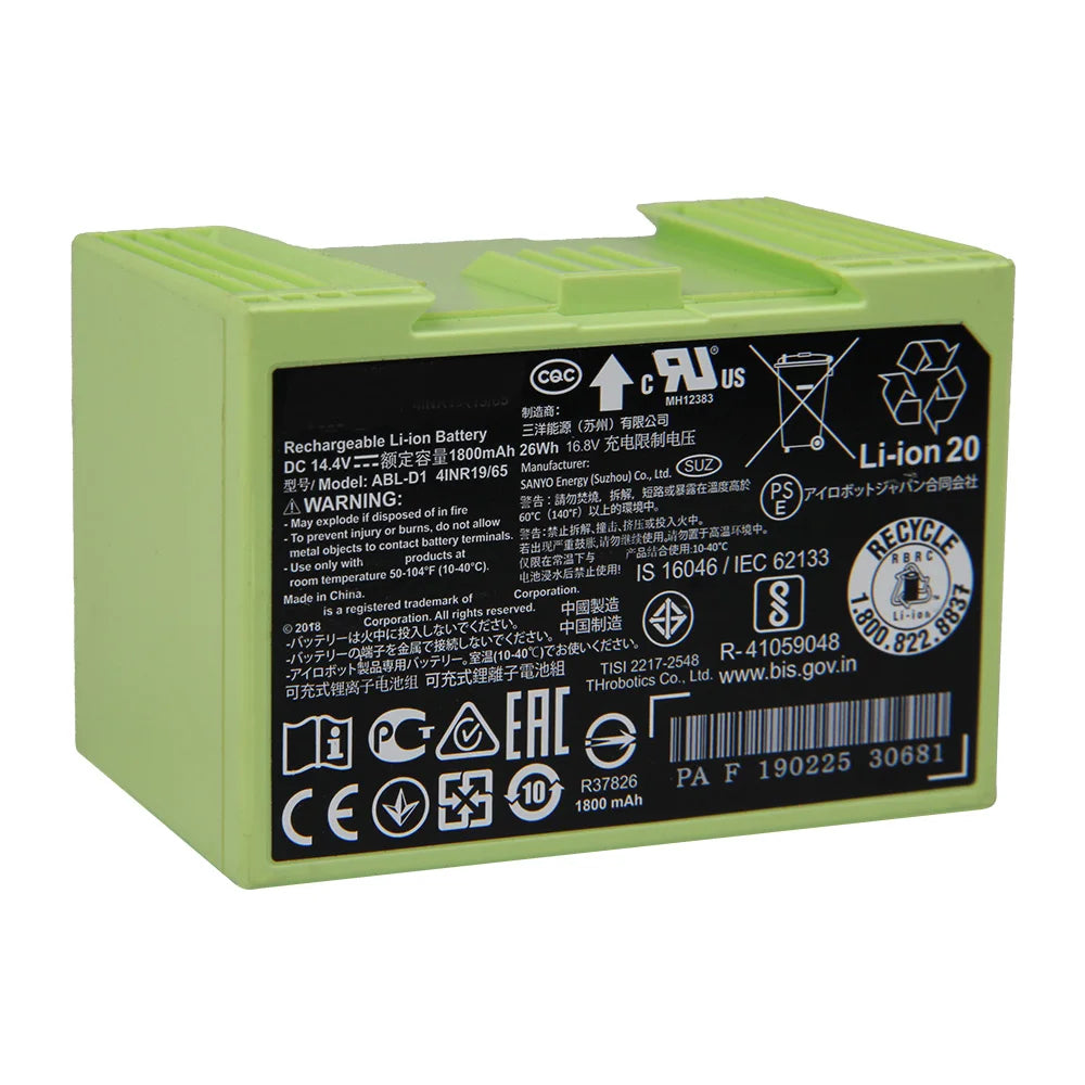 Battery ABL-D1 ABL-D2 For iRobot Roomba i7 i7+ i8 e5 e6 i7550 5150 e6198 i755020 i7158