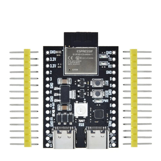 ESP32 / ESP32-C3 WiFi+Bluetooth 5.0 Internet Of Things Dual Type-C Development Board Core Board ESP32-C3-DevKitM-1 For Arduino