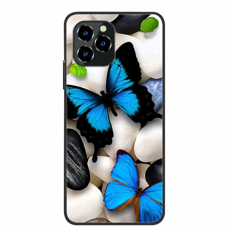 For Oukitel C21 Pro Case Luxury Silicone TPU Soft Cover Phone Case For C 21 pro coque Shockproof Protector Cartoon Capa Funda