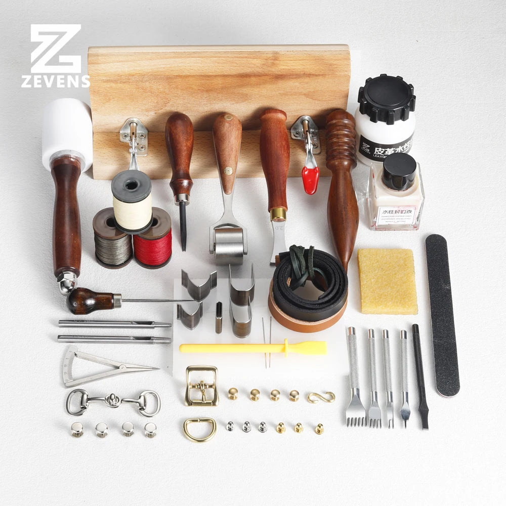 Handbags Wallet DIY Handmade Leather Working Tools Set Leather Tool Kits Professional Leather Tools Craft Set