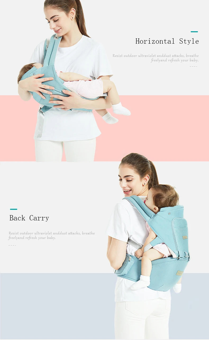 Baby Carrier Infant Kid Baby Hipseat Sling Front Facing Kangaroo Baby Wrap Carrier for Baby Travel 0-36 Months