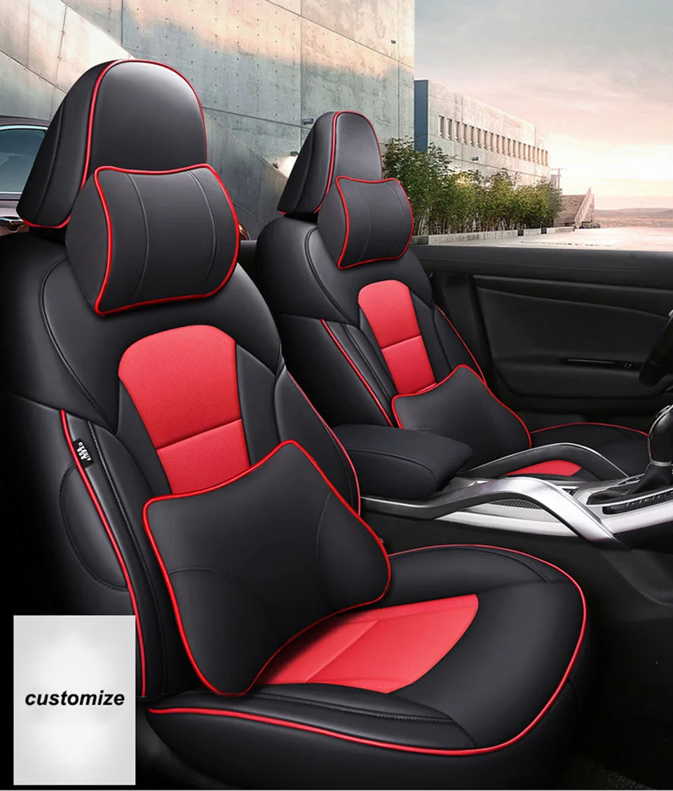 Genuine Leather Custom Auto Car Seat Cover For Mazda 3 BK BL 2010 2006 2015 6 GH GG 2009 CX-5 CX-7 CX3 Interior Accessories