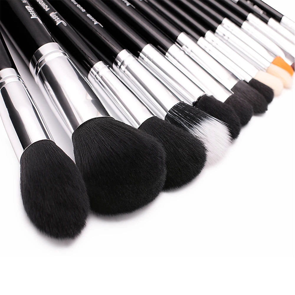 Jessup Makeup Brushes Set 15pcs Synthetic Hair pincel maquiagem Foundation Powder Eyeshadow Eyeliner Blending Cosmetic Tool T092
