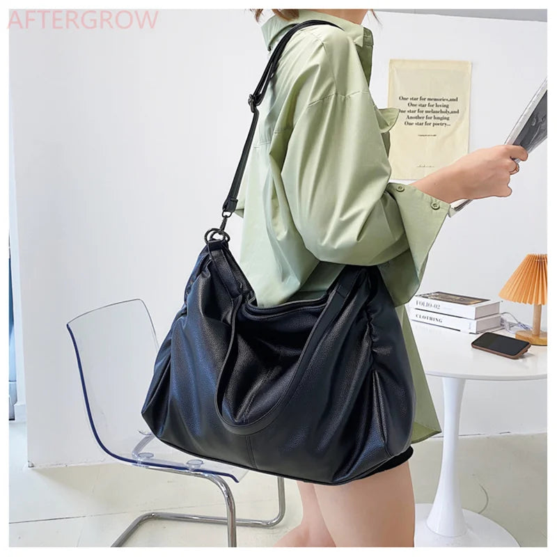 Women Large Handbag Large Shopping Bag Handbag High Quality Soft Leather Crossbody Bag Women Travel Shoulder Bag