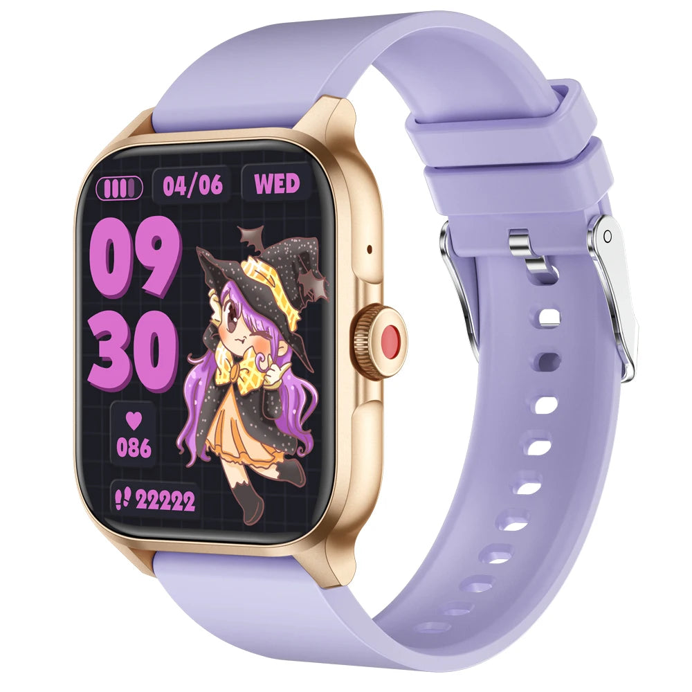 New QX15 Heart Rate and Blood Oxygen Monitor Women's Sports Health Dial Call Smart Watch