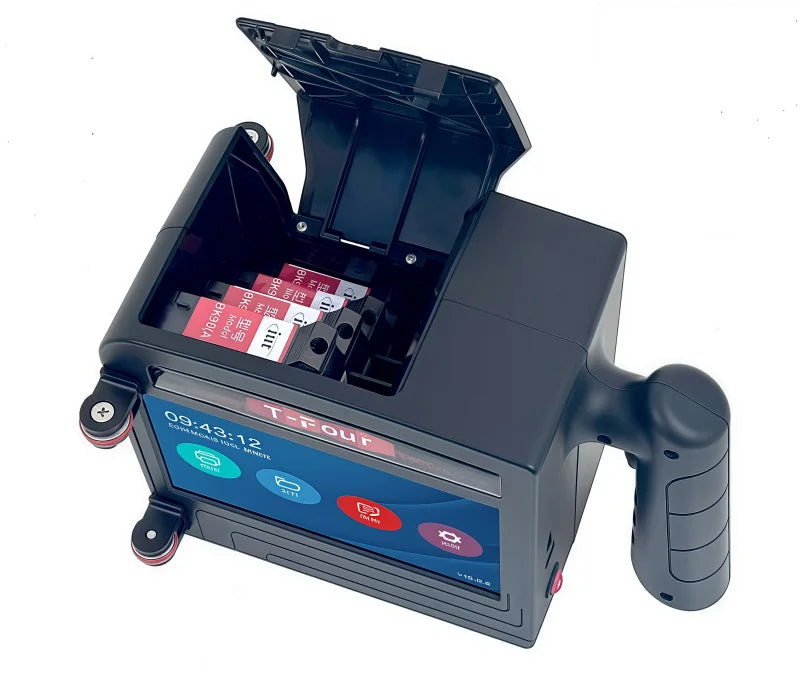 Vinica Four Heads Large Format Handheld Inkjet Printer Cheap Price100mm Logo Printing Machine for Carton Box