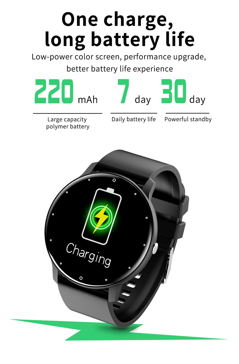 LIGE 2026 New Smart Watch Men Full Touch Screen Sport Fitness Watch IP67 Waterproof Bluetooth For Android ios smartwatch Men+box