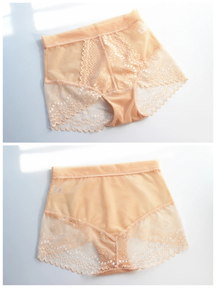 Women's Shorts Sexy Panties Intimate High-Rise Briefs Lace Japanese Underwear Female Lingerie Underwear Transparent Exciting