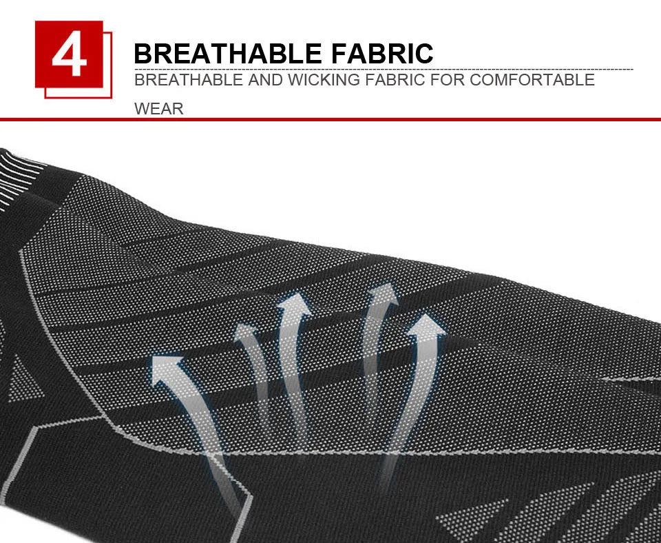 AOLIKES Long Leg Compression Sleeves,Full Leg Sleeve Long Knee Brace Knee Support Protect Basketball,Football, Knee Pain Relief