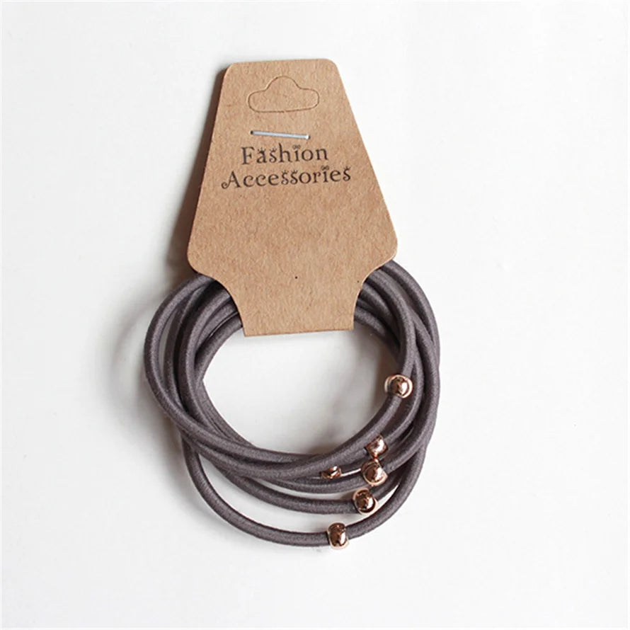 6PCS Women Elastic Hair Bands Scrunchie Ponytail Holder Organza Hairbands Set Hair Ropes Ties Girls Hair Accessories