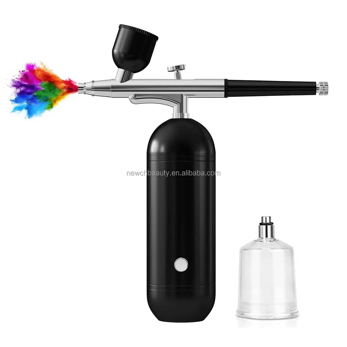 Portable Air Brush Nail Art Wireless Spray Gun With Compressor Airbrush Kit for Model Painting Crafts Makeup Tattoos Hair Dye