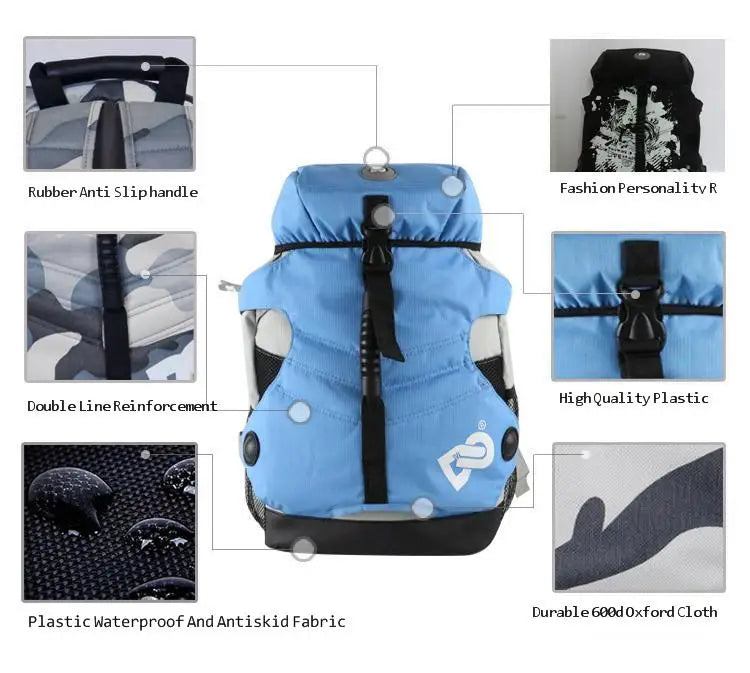Personalized Graffiti Roller Skating Bag Men Women Outdoor Sports Roller Skating Backpack Gym Bag Running Fitness Bag Casual bag
