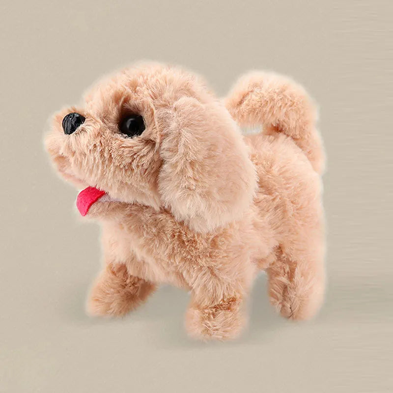 Robot Dog Electronic Dog Plush Puppy Jump Wag Tail Leash Teddy Toys Walk Bark Funny Toys For Children Birthday Gift