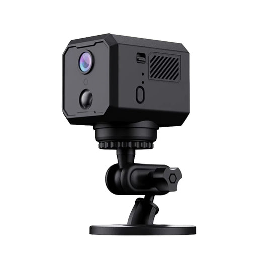 Tuya 5MP WiFi Mini Camera Horizontal Rotation PIR Motion Detection Clear Night Vision Two-Way Audio Battery Powered-CMOS Cloud