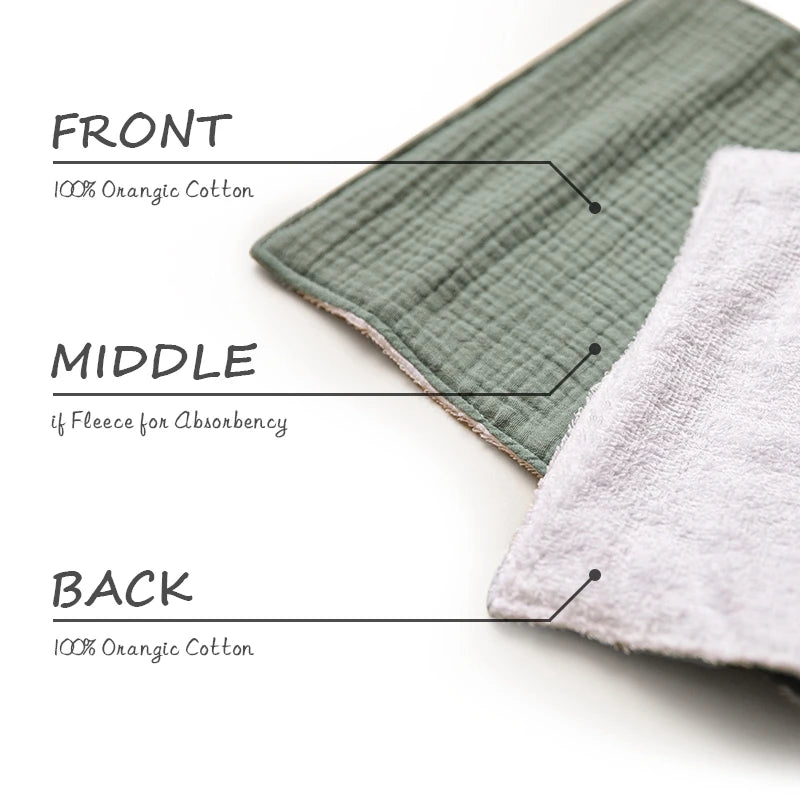 1PCS Newborn Baby Towel Soft Cotton Fabric Absorbent Gauze Bibs Feeding Bath Towel Baby Shower Gift Burp Cloth Kids Wipe