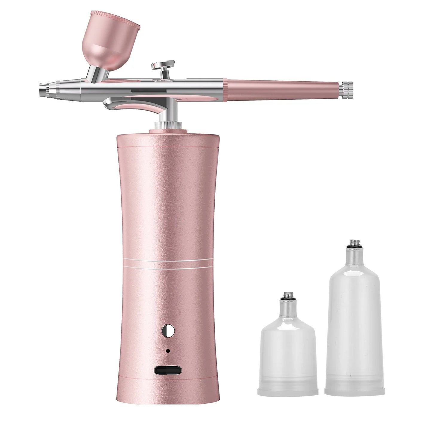 Airbrush Paint Machine Rechargeable Portable Cordless Gradient Nail Art Cake Crafts AirBrush with Compressor for Salon Makeup