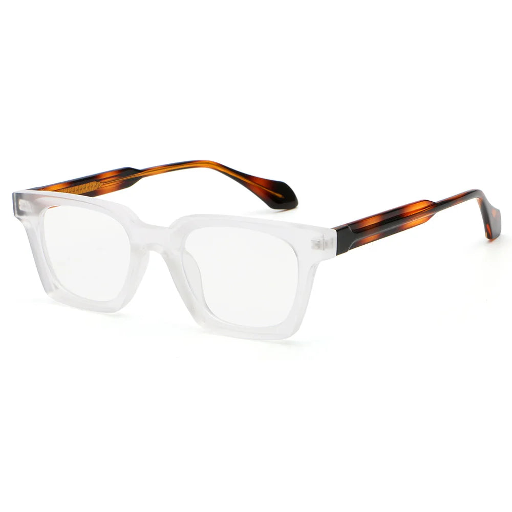 Superhot Eyewear 71114 Fashion 2024 Square Thick Geek-Chic Reinforced Wire-Core Temples Blue Light Blocking Glasses