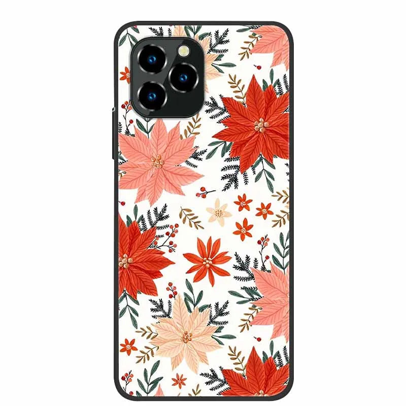 For Oukitel C21 Pro Case Luxury Silicone TPU Soft Cover Phone Case For C 21 pro coque Shockproof Protector Cartoon Capa Funda