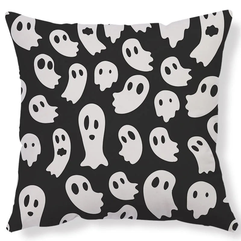 New Arrival Halloween Digital Print Cushion Cover Holiday Home Decoration Pillow Nordic Style Pillow Cover
