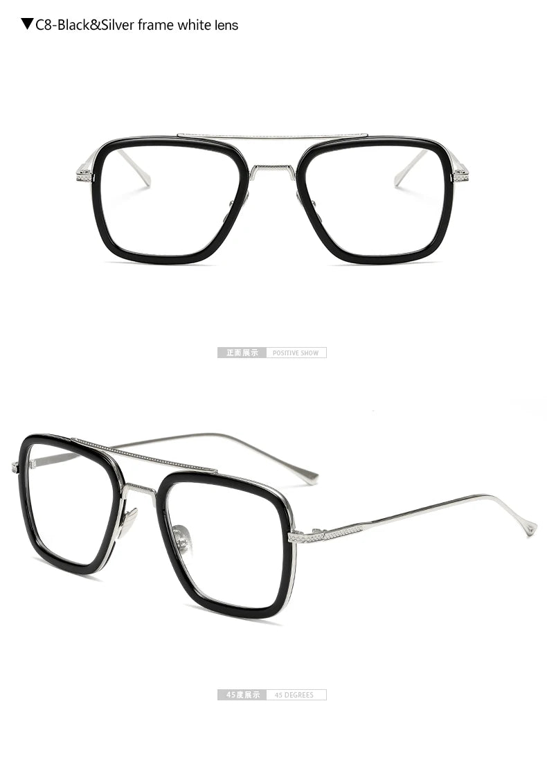 SPH -0.5 -0.75 -1.0 to -6 Fashion Metal Style For Women Sunglasses Men Square Brand Design Sun Glasses