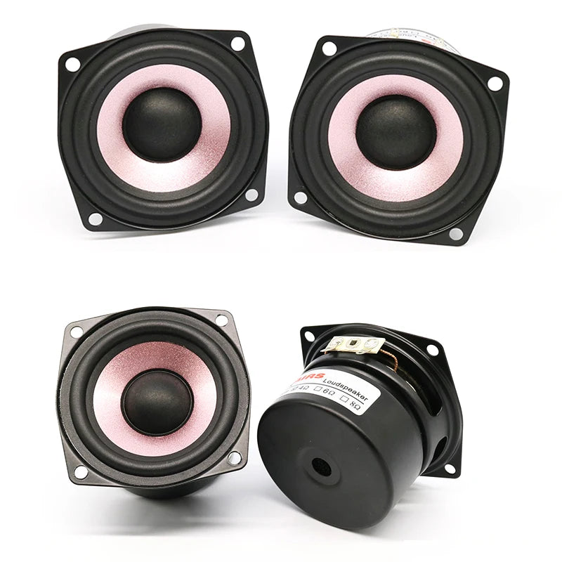 KYYSLB 20W 4-8Ohm 2.5 Inch Full Frequency Speakers Driver Unit HIFI High Sensitivity Home Audio Amplifier Speaker Unit