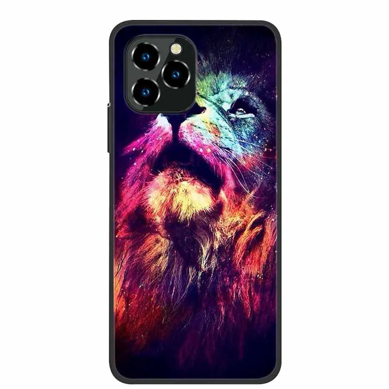 For Oukitel C21 Pro Case Luxury Silicone TPU Soft Cover Phone Case For C 21 pro coque Shockproof Protector Cartoon Capa Funda