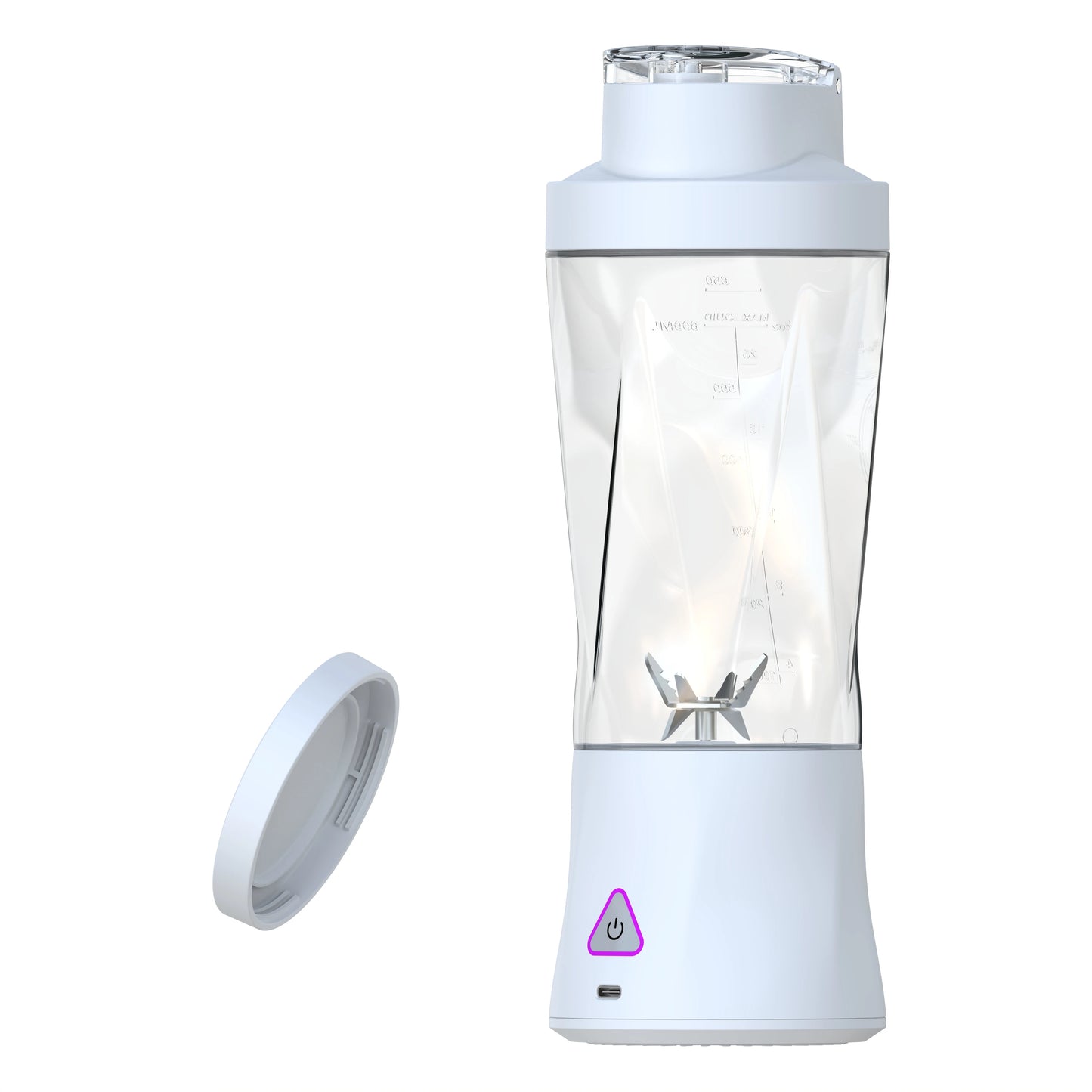Ligkevan Hot Sale Good Quality Fruit Juice Blender Portable Electric Vacuum Blender Rechargeable 650ml Automatic Fruit Juicer