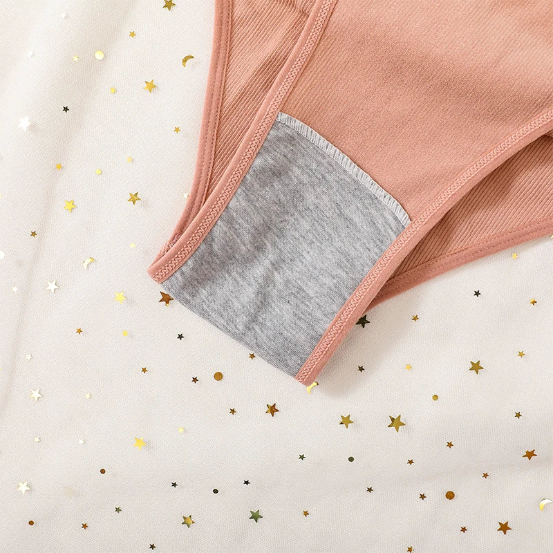 1Pc High Waist Panties For Women Sport Seamless Briefs High-Leg Cut Underpants Female  Sexy Lingerie Solid Color Underwear