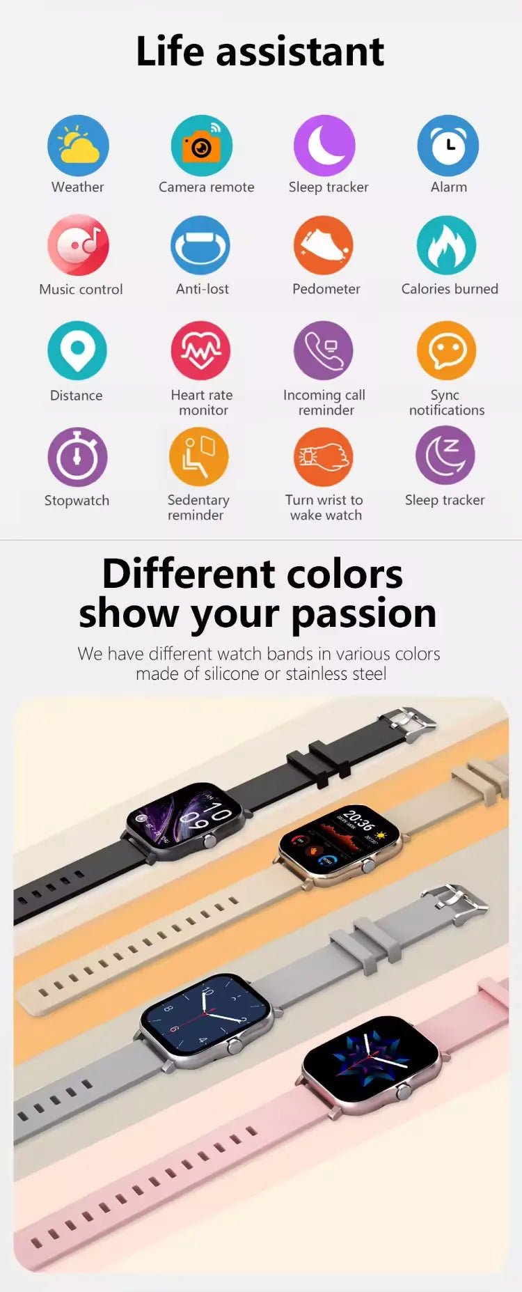 Y13 C20 PRO Waterproof BT Call Customize Watch Hot Selling Rectangle Fashion Smartwatch Face Relojes Smart Watch 2025