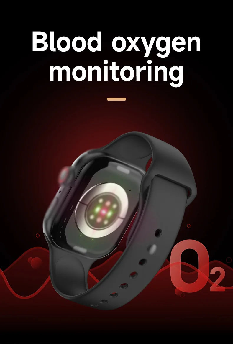 2026 Smart Watch Camera BT Call Heart Rate Fitness Tracker Waterproof iOS Android