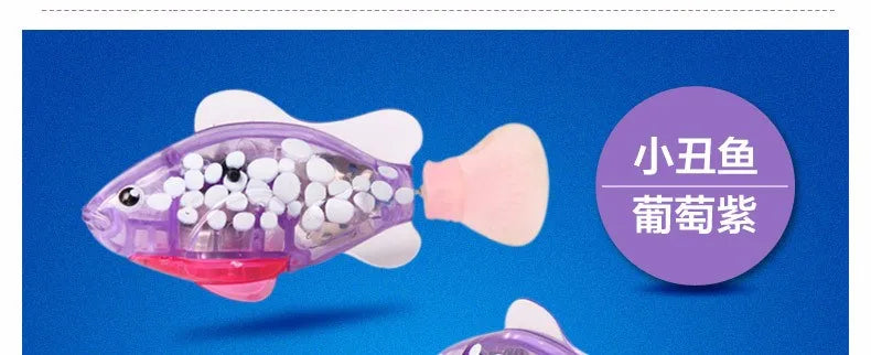 2025 Electronic Fish  Activated Battery Powered  Toy Children Pet Holiday Gift Can Swims es  Pets 5pcs randomly