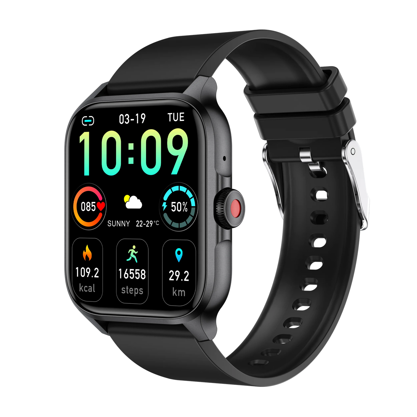 New QX15 Heart Rate and Blood Oxygen Monitor Women's Sports Health Dial Call Smart Watch