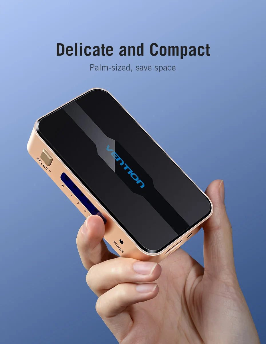 Vention HDMI Splitter 5 Input 1 Output HDMI Switch 5x1 for XBOX 360 PS4 Smart Android HDTV 4K 5 in 1 out HDMI Switcher Adapter