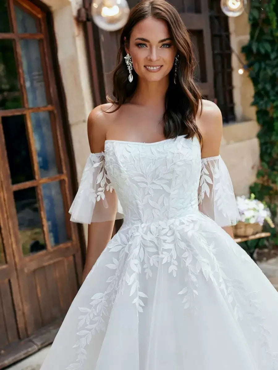 Wholesale Wedding Dresses Ball Gown Wedding Gown White Princess Wedding Dress Bridal Gowns