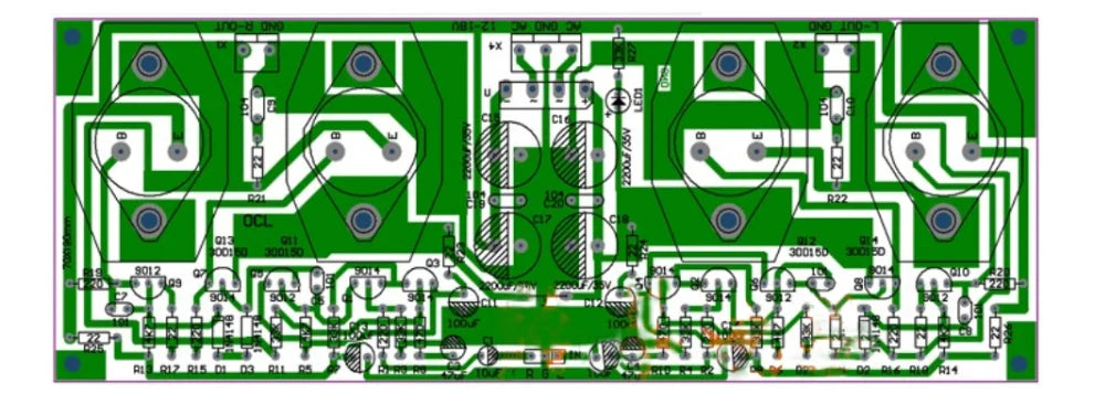 Electronic DIY Kits OCL Amplifier Board Suite AC 12-18V 100W Dual  Channel Stereo Eletronica Electric Experiment DIY Electronic