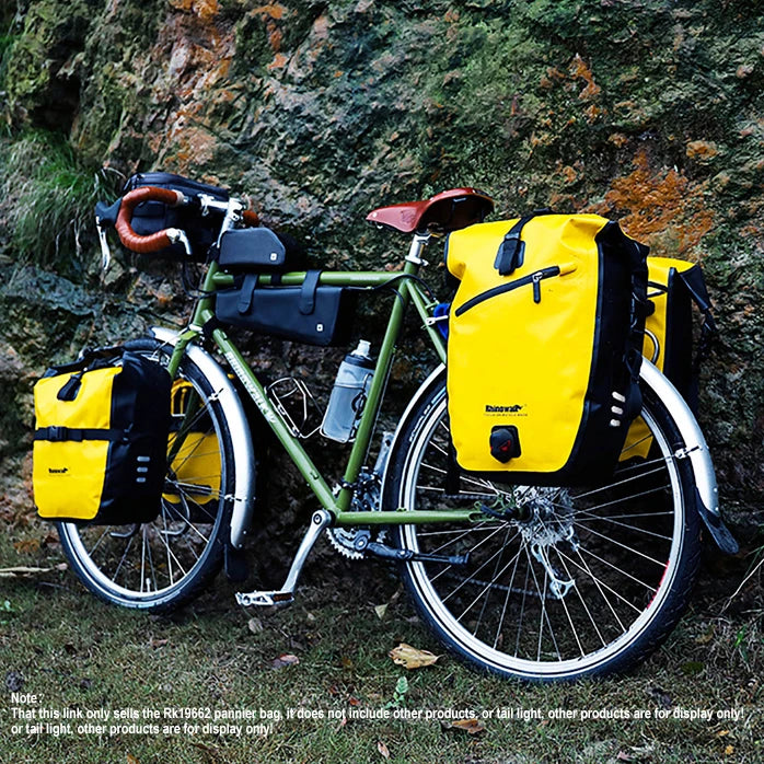 Rhinowalk 25L  Waterproof Bicycle Pannier Bag Rear Bike Pannier Bag for Bike Travel