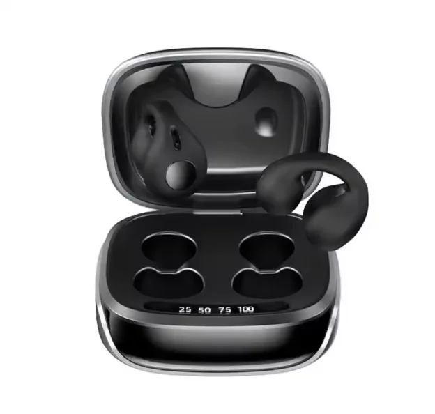 New Arrival Exquisite Sports Ear Hook Bone Conduction Headset Long Endurance Smart Touch Earbuds Digital Display for Running