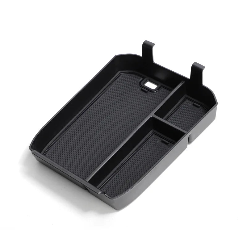 For LUXEED S7 2024-2025 Compatible Center Console Organizer Tray Armrest Storage Box ABS+PVC Waterproof Interior Accessories